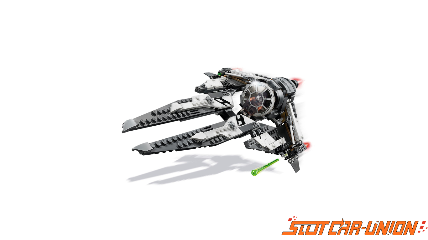 LEGO 75242 Black Ace TIE Interceptor Slot Car Union