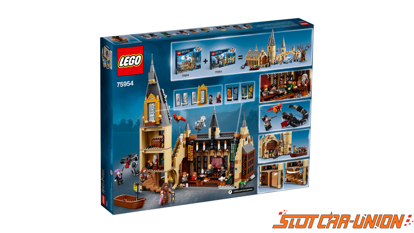 LEGO 75954 La Grande Salle du chateau de Poudlard Slot Car Union