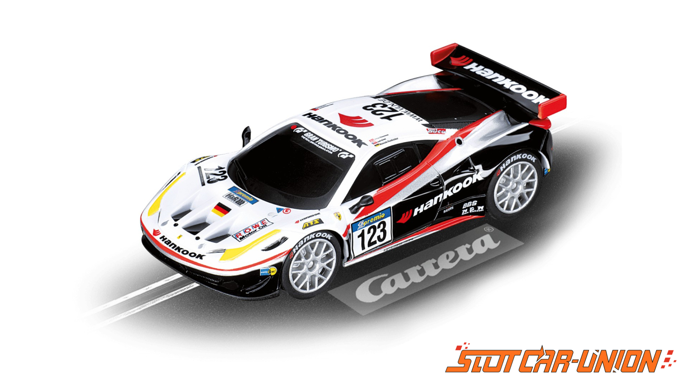 Carrera DIGITAL 143 41353 Ferrari 458 GT2 "Hankook Team Farnbacher, No