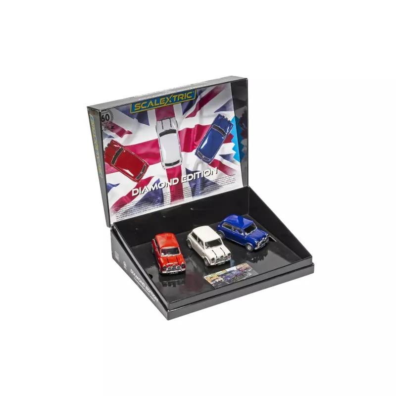 Scalextric C4030A Legends Mini Diamond Edition - Commemorative Triple Pack - Limited Edition