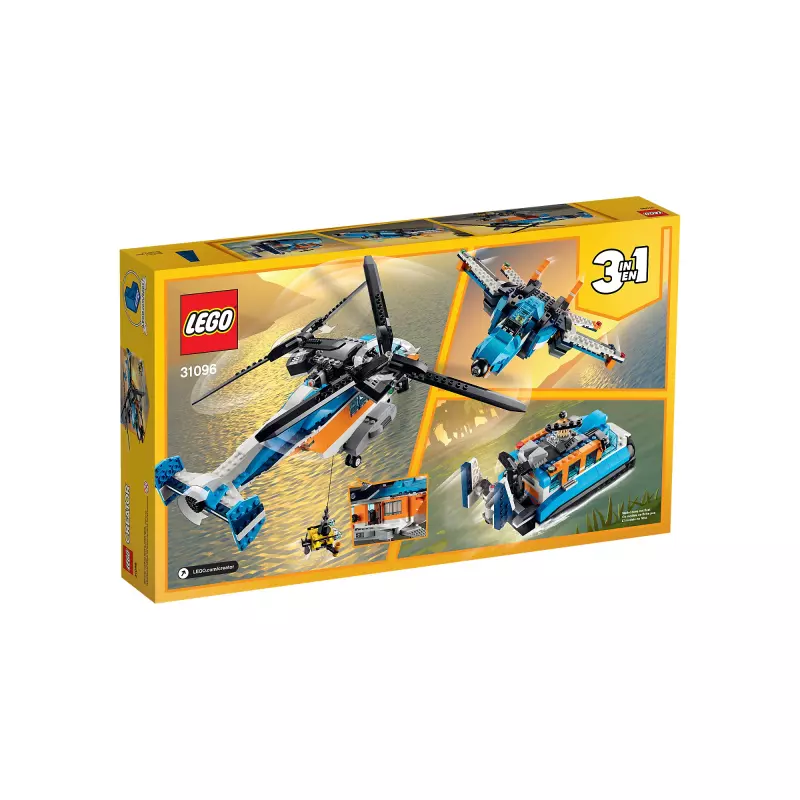 LEGO 31096 L'hélicoptère à double hélice