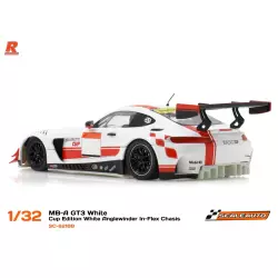 Scaleauto SC-6218B MB-A GT3 White - Cup Edition White Anglewinder In-Flex Chasis