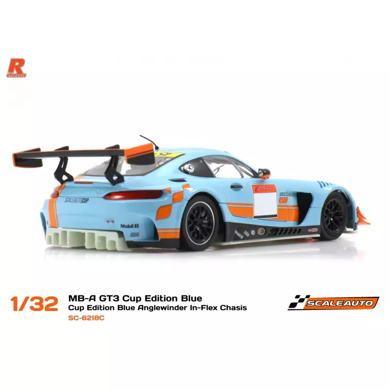 Scaleauto SC-6218C MB-A GT3 Blue - Cup Edition Blue Anglewinder In-Flex Chasis