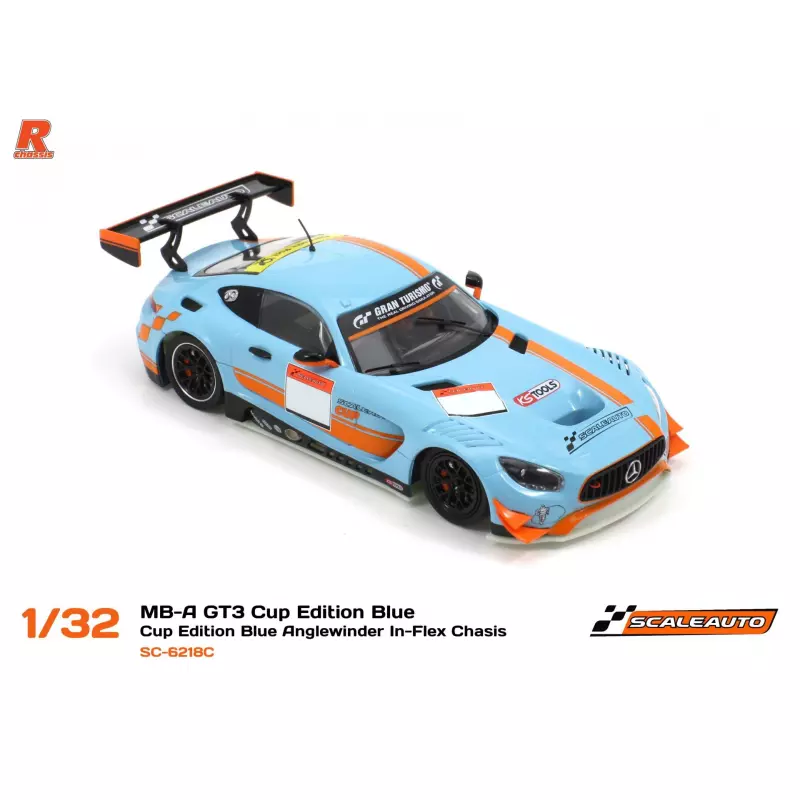  Scaleauto SC-6218C MB-A GT3 Blue - Cup Edition Blue Anglewinder In-Flex Chasis