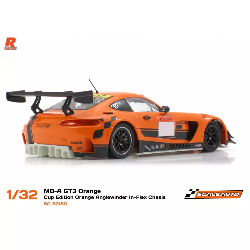 Scaleauto SC-6218D MB-A GT3 Orange - Cup Edition Orange Anglewinder In-Flex Chasis
