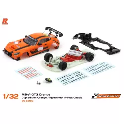 Scaleauto SC-6218D MB-A GT3 Orange - Cup Edition Orange Anglewinder In-Flex Chasis