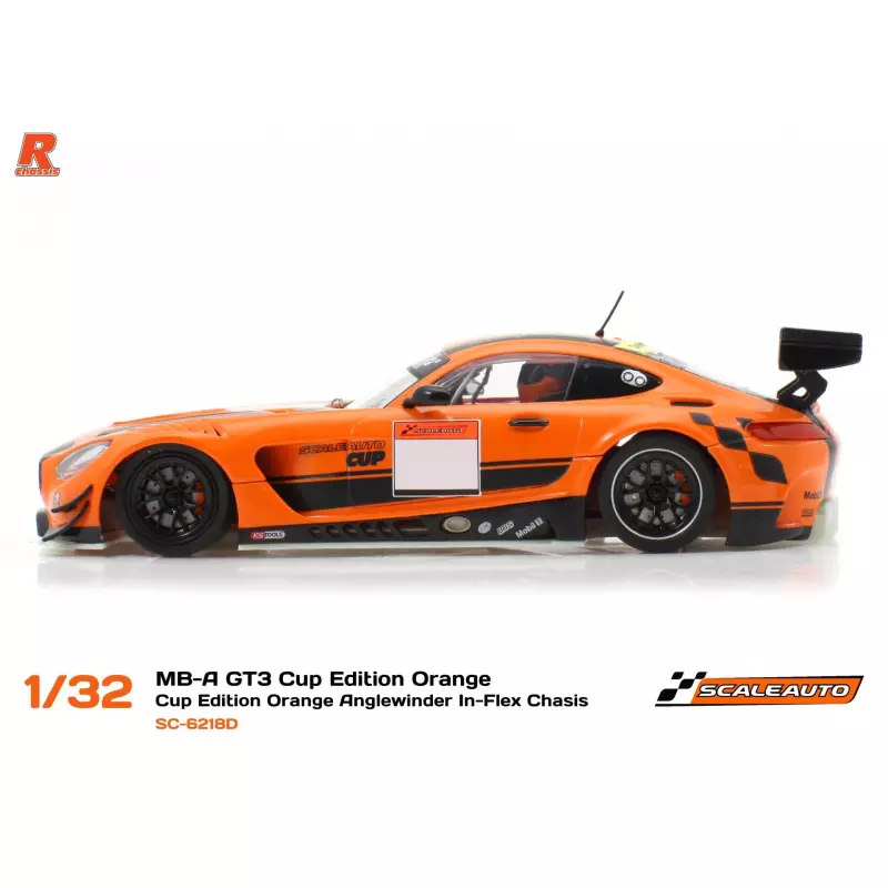 Scaleauto SC-6218D MB-A GT3 Orange - Cup Edition Orange Anglewinder In-Flex Chasis