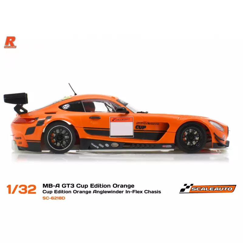 Scaleauto SC-6218D MB-A GT3 Orange - Cup Edition Orange Anglewinder In-Flex Chasis