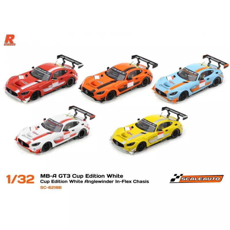 Scaleauto SC-6218D MB-A GT3 Orange - Cup Edition Orange Anglewinder In-Flex Chasis