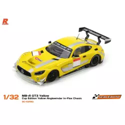 Scaleauto SC-6218G MB-A GT3 Yellow - Cup Edition Yellow Anglewinder In-Flex Chasis