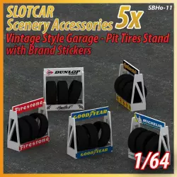MHS Model SB-11 Support de Pneu Stand & Garage Style Vintage x5