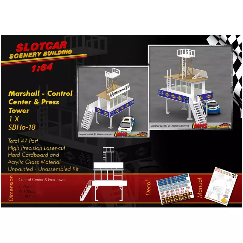 MHS Model SB-18 Marshall - Control Center & Press Tower