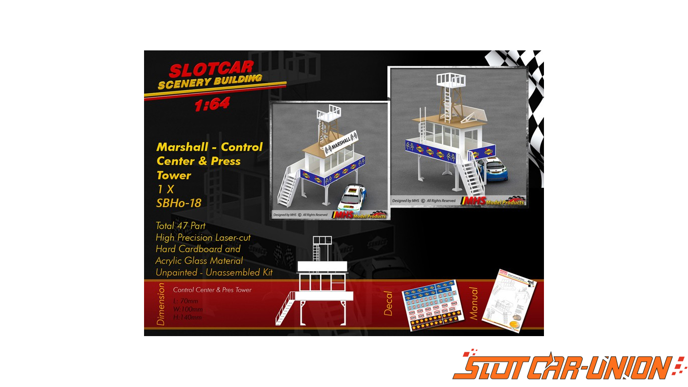 carrera Slotcar Scenery Building Scoring Pylon & Leaderboards for scalextric 