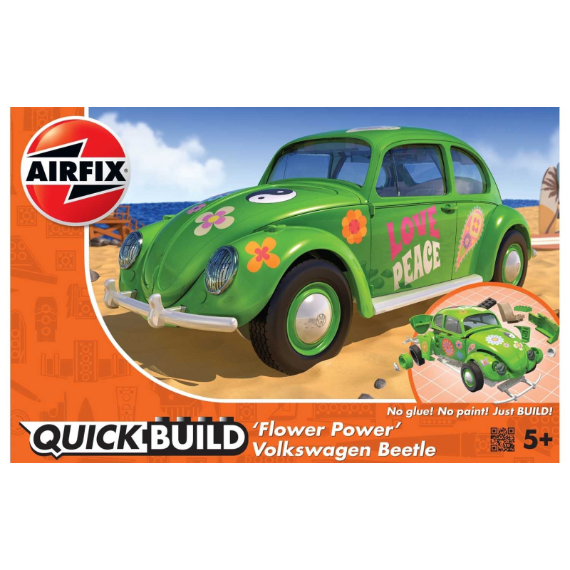                                     Airfix QUICKBUILD VW Beetle "Flower Power"