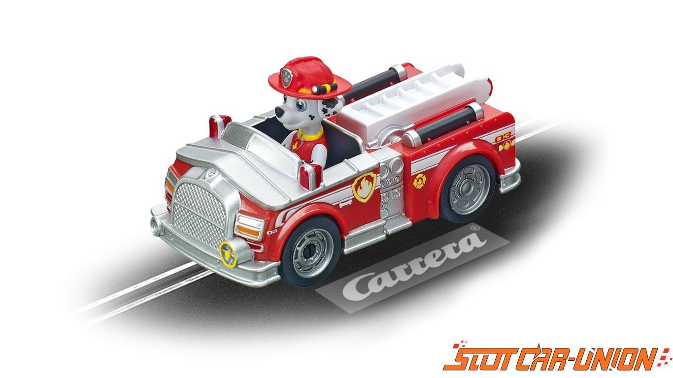 Neu & Ovp!! Carrera First Paw Patrol Chase Marshall on the Track! 