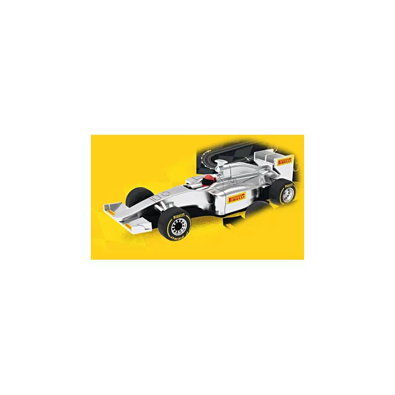 Carrera GO!!! 64080 Pirelli Racing Car silver