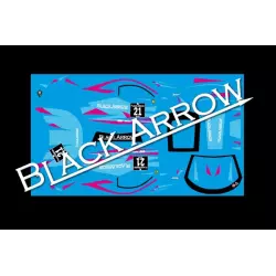 Black Arrow BAWD02F Feuille de Décalcomanie GT3 Italia BLUE n.21