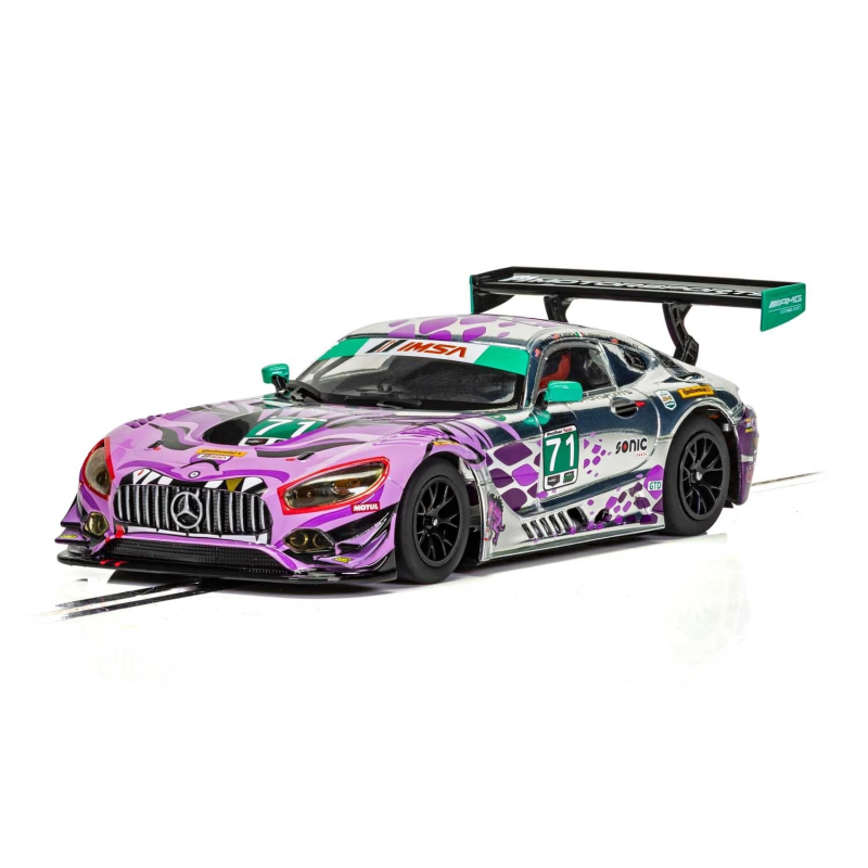                                     Scalextric C4044 Mercedes AMG GT3 P1 Motorsports Daytona 2018