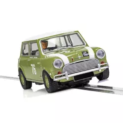 Scalextric C4059 Austin Mini Cooper S, Goodwood 2018, Johnny Adam, Nick Swift