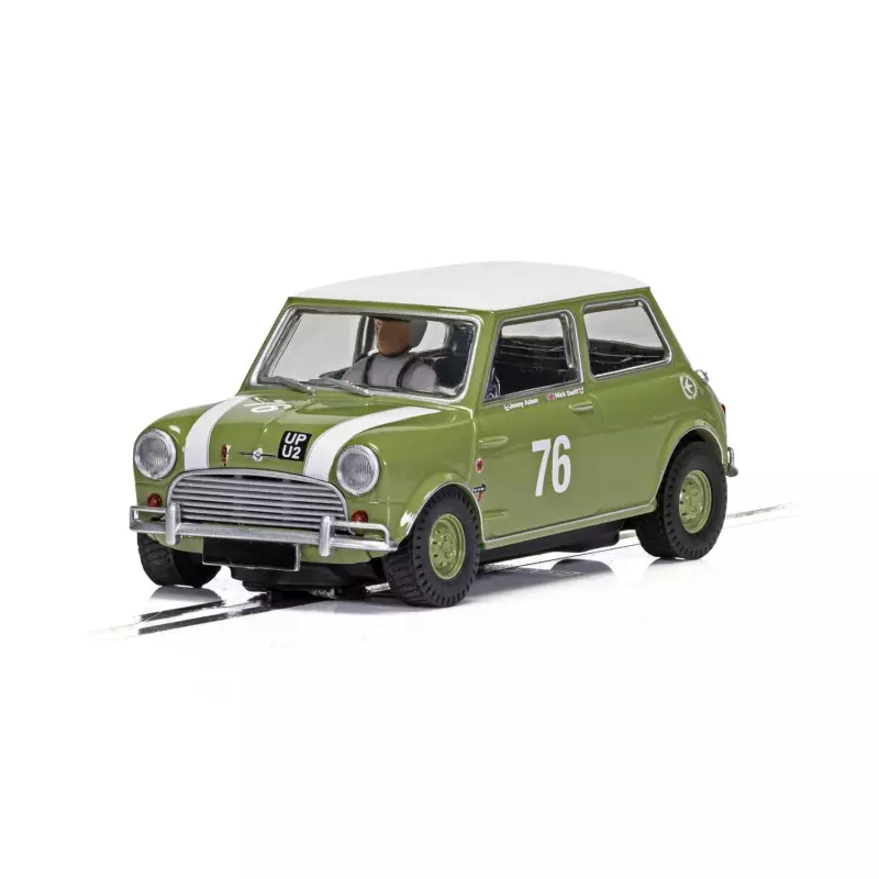 Scalextric C4059 Austin Mini Cooper S, Goodwood 2018, Johnny Adam, Nick Swift