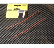 Pioneer WR200065 Silicone coated 22AWG lead wires with plain tinned ends (2 pairs - red+black)