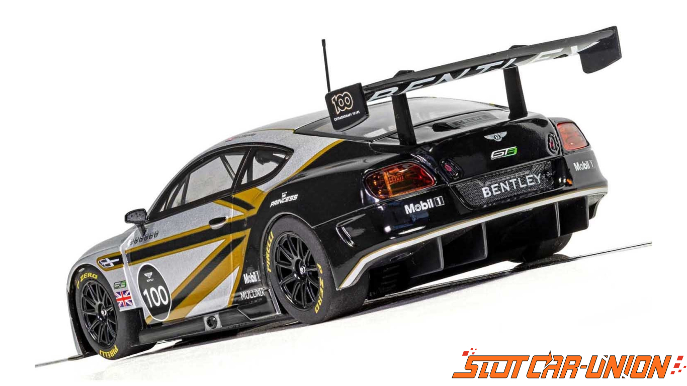 Scalextric C4057A Bentley Continental GT3 Centenary Edition 1:32 Scale Slot Car 