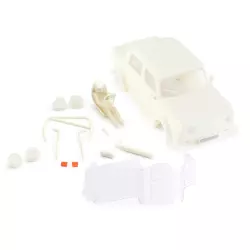 BRM S-401SB Simca 1000 Full white body kit with lexan cockpit + wheel inserts - type B squared lights