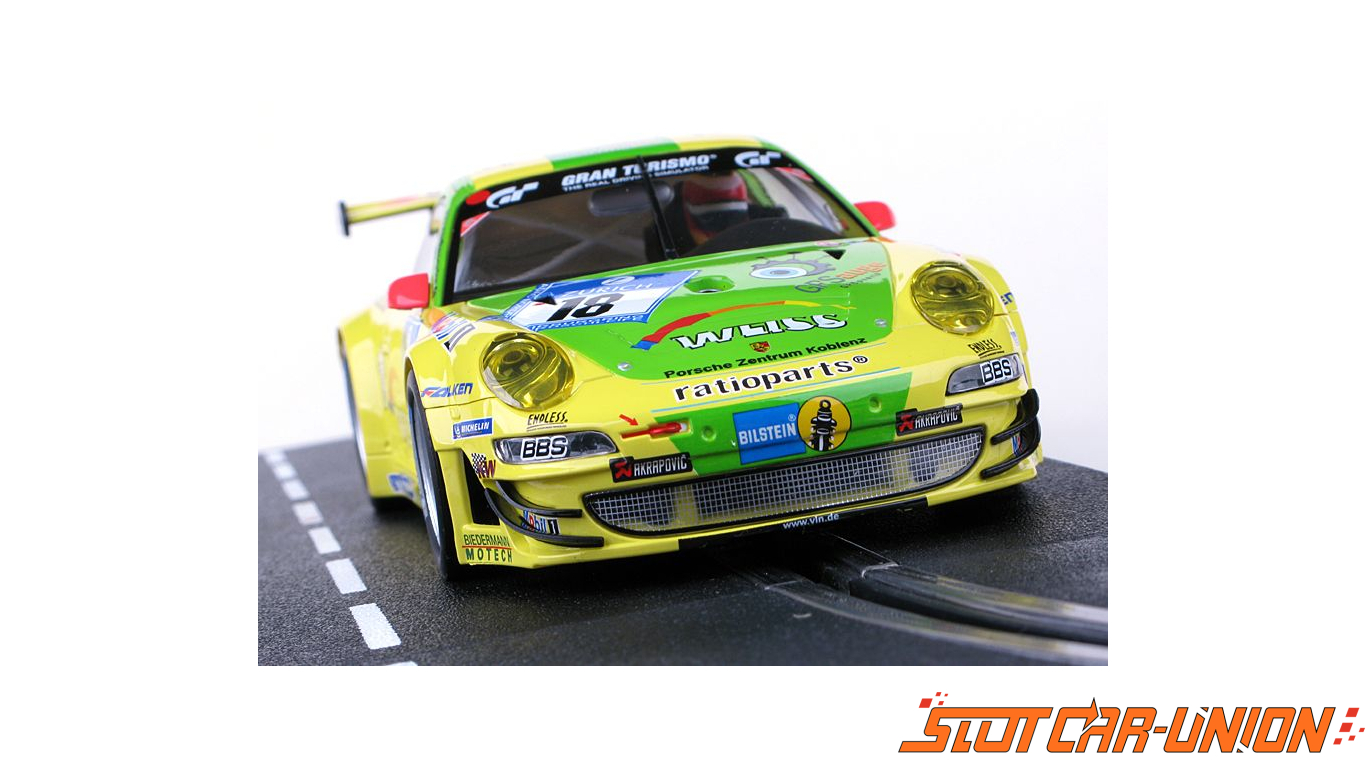 * top tuning carrera digital 124-Porsche gt3 rsr "Manthey no18" como 23794 