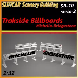 MHS Model SB-10s2 Trackside Billboards - Michelin-Bridgestone