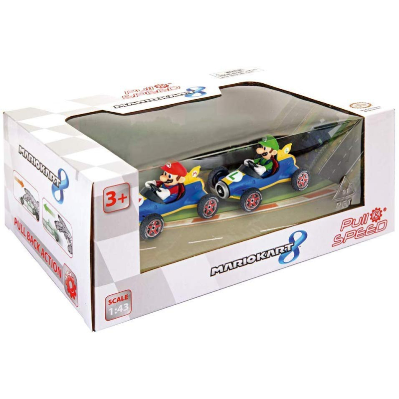                                     Pull & Speed Nintendo Mario Kart 8 "Mach 8" Twinpack