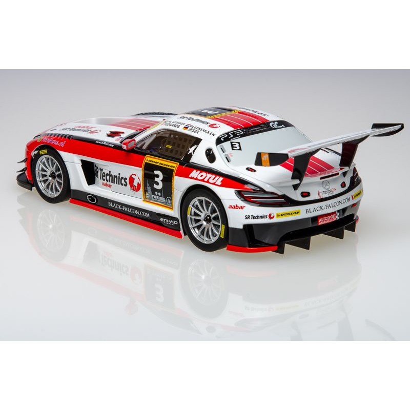 Carrera DIGITAL 124 23790 Mercedes-Benz SLS AMG GT3 Black Falcon, 24h Dubai 2012 No.3