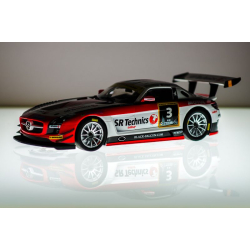 Carrera DIGITAL 124 23790 Mercedes-Benz SLS AMG GT3 Black Falcon, 24h Dubai 2012 No.3