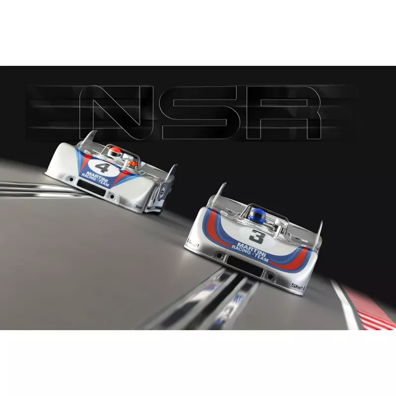 NSR SET10 Porsche 908/3 - MARTINI RACING - NURGURGRING 1971 - n.3 WINNER - n.4 3rd