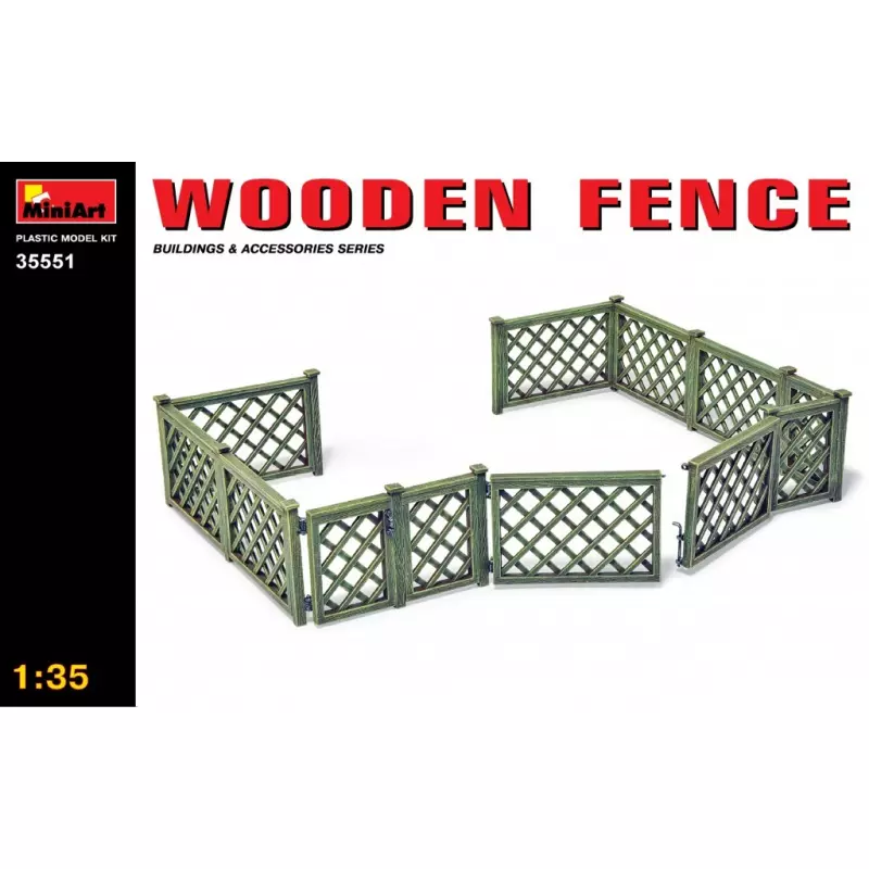MiniArt 35551 Wooden Fence