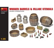 MiniArt 35550 Wooden Barrels & Village Utensils
