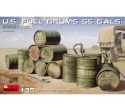 MiniArt 35592 U.S. Fuel Drums 55 Gals.