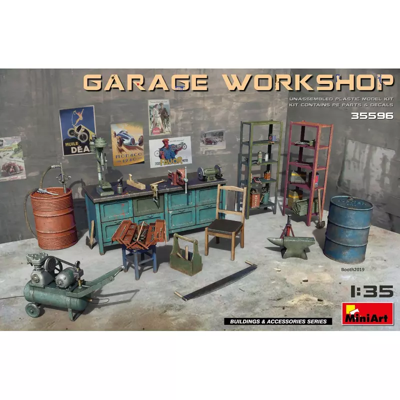  MiniArt 35596 Garage Workshop