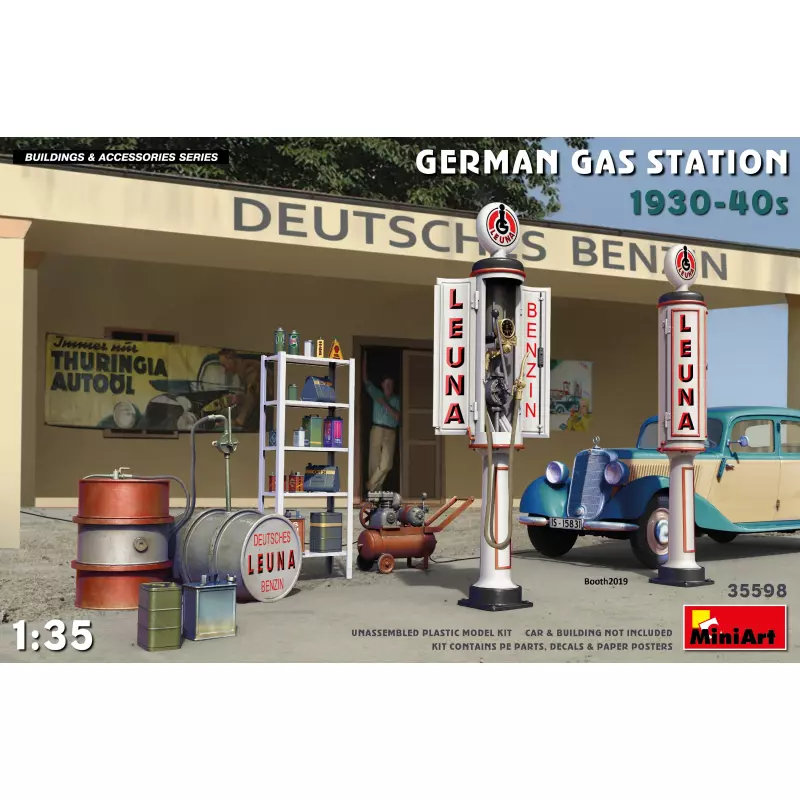  MiniArt 35598 German Gas Station 1930-40s