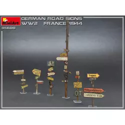 MiniArt 35600 Signalisation Routière Allemande WW2 (France 1944)