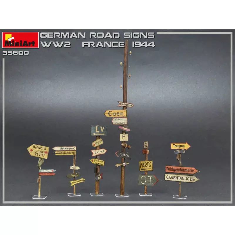 MiniArt 35600 German Road Signs WW2 (France 1944)