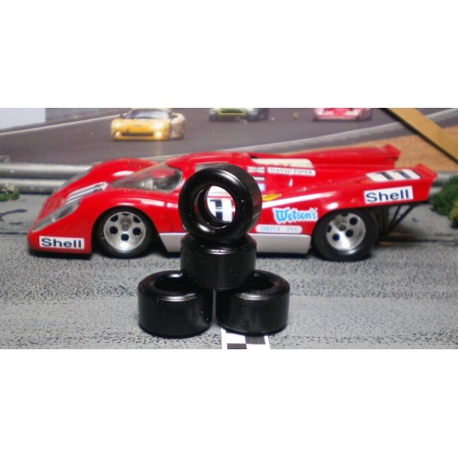 Paul Gage Tyres PGT 20105 LM Set of 4 Urethane Slot Car Tires 