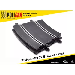 Policar P044-2 Courbe R3 22.5° x2