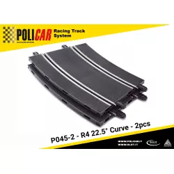 Policar P045-2 Courbe R4 22.5° x2