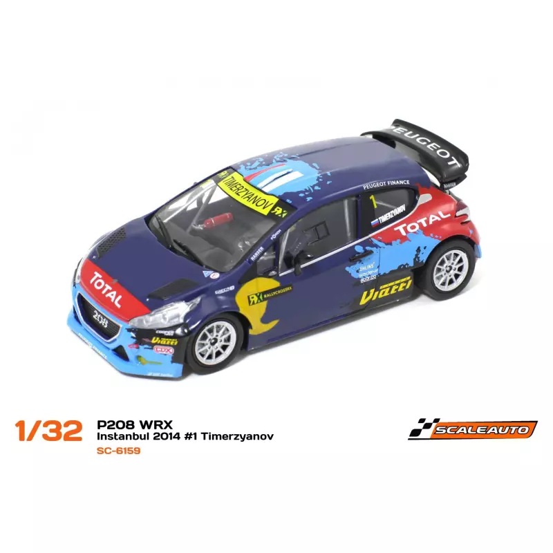 Scaleauto SC-6159 Peugeot 208 WRX Istanbul 2014 n.1 Timerzyanov