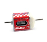 NSR 3001IS Shark 22 Motor - 22.400rpm - 168 g.cm @ 12V - Short can W/wires + inline pignon for Scal/Slot.it