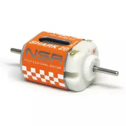 NSR 3004IS SHARK 20 20000 rpm - 164 g.cm @ 12V Short can w/wires + inline pignon for universal use