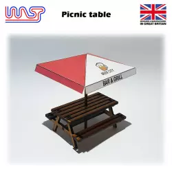 WASP Picnic table