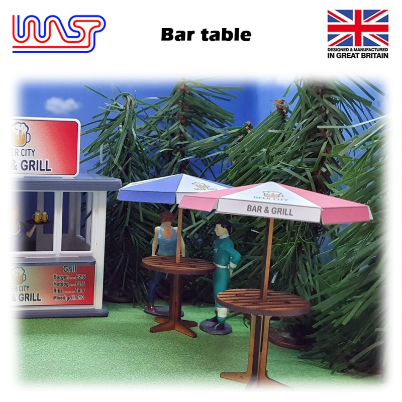                                     WASP Bar table
