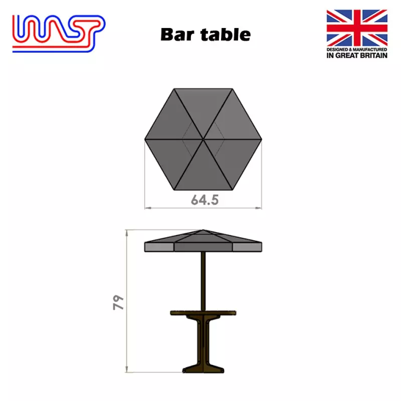 WASP Bar table