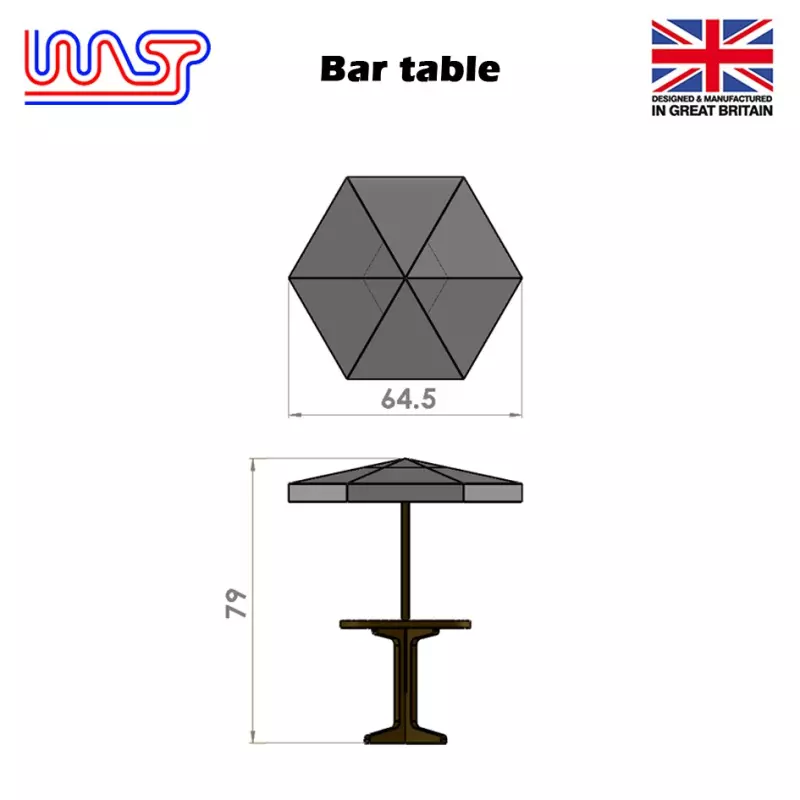 WASP Table de bar